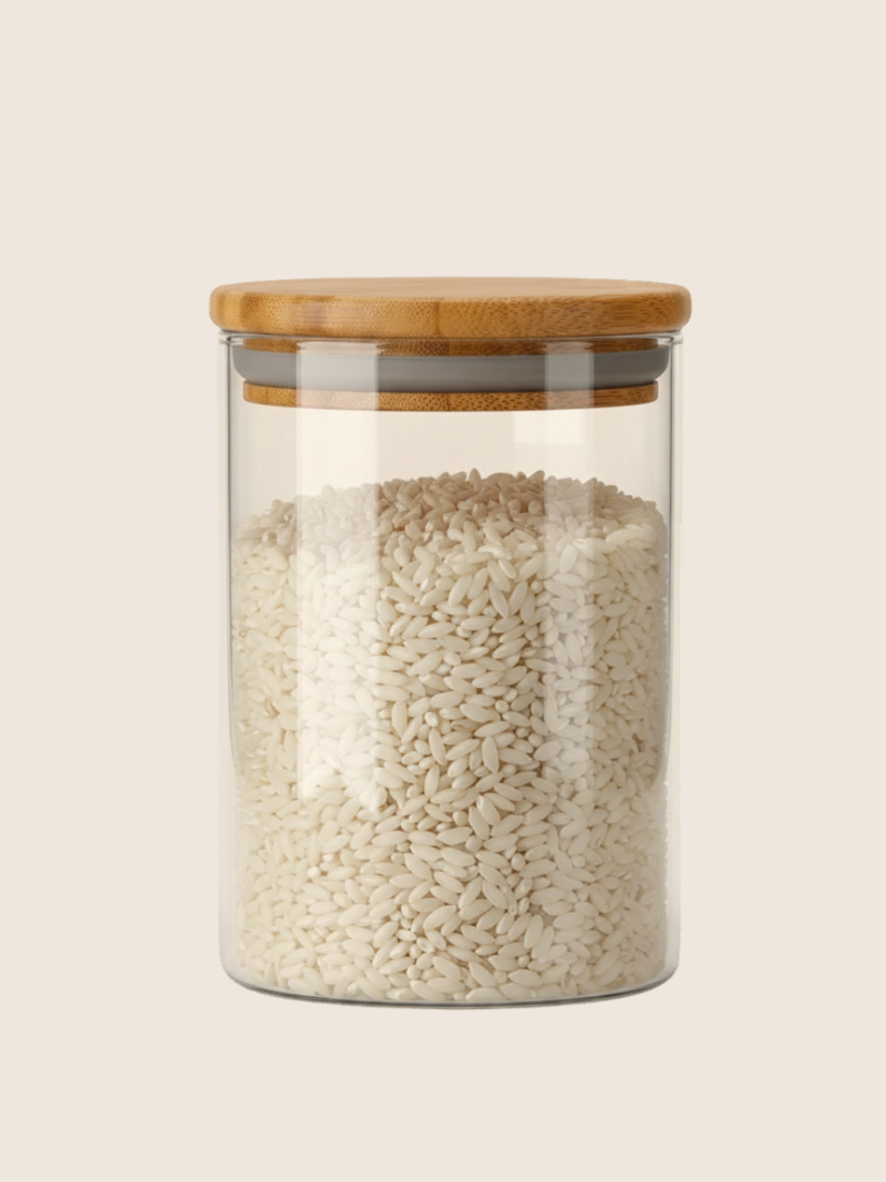 bocal en verre rond 930mL