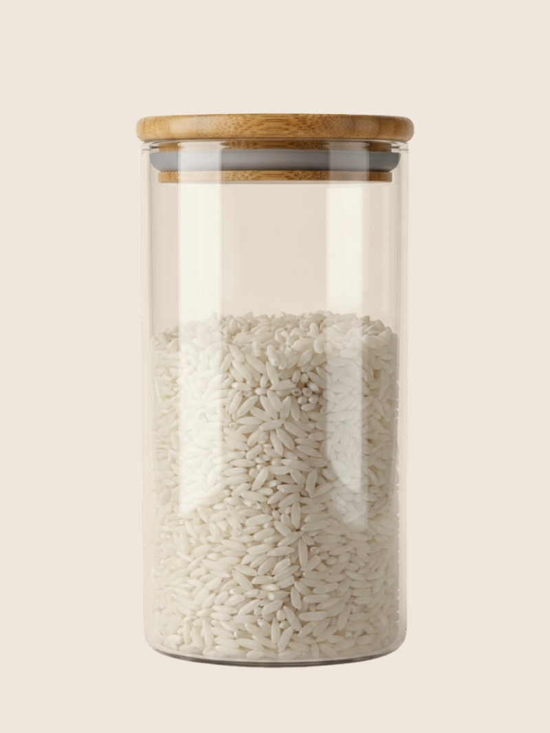 bocal en verre rond 1300mL