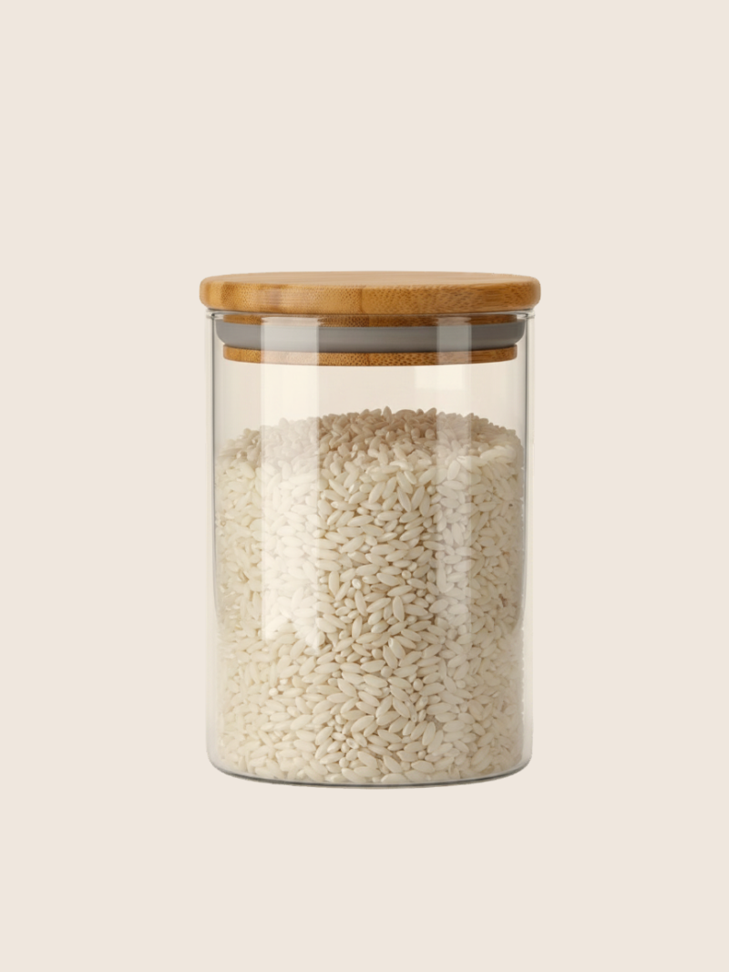 bocal en verre rond 500mL