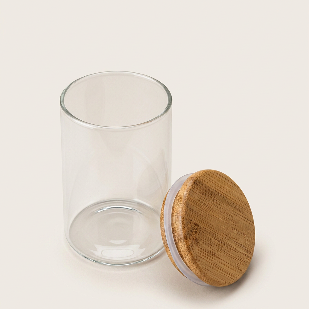 Bocal en Verre Rond 1300ml – Image 2