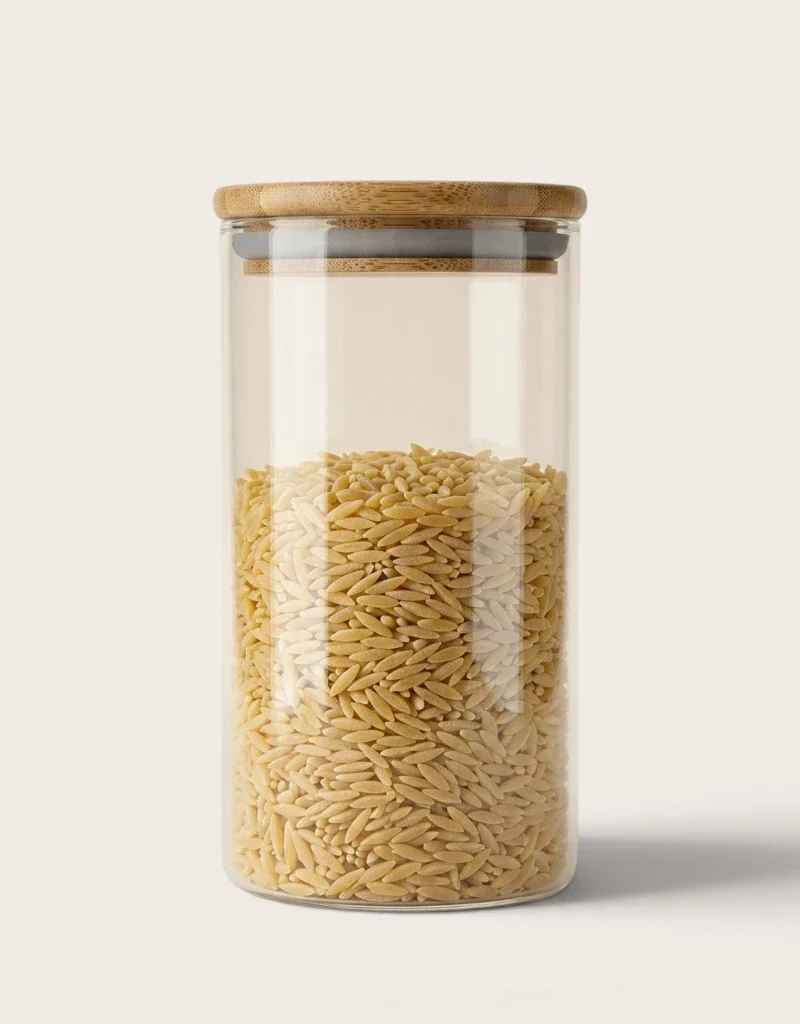Bocal en Verre Rond 1300ml