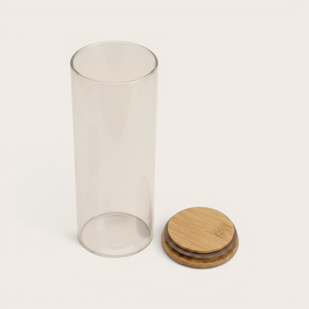 Bocal en verre rond 900ml – Image 2