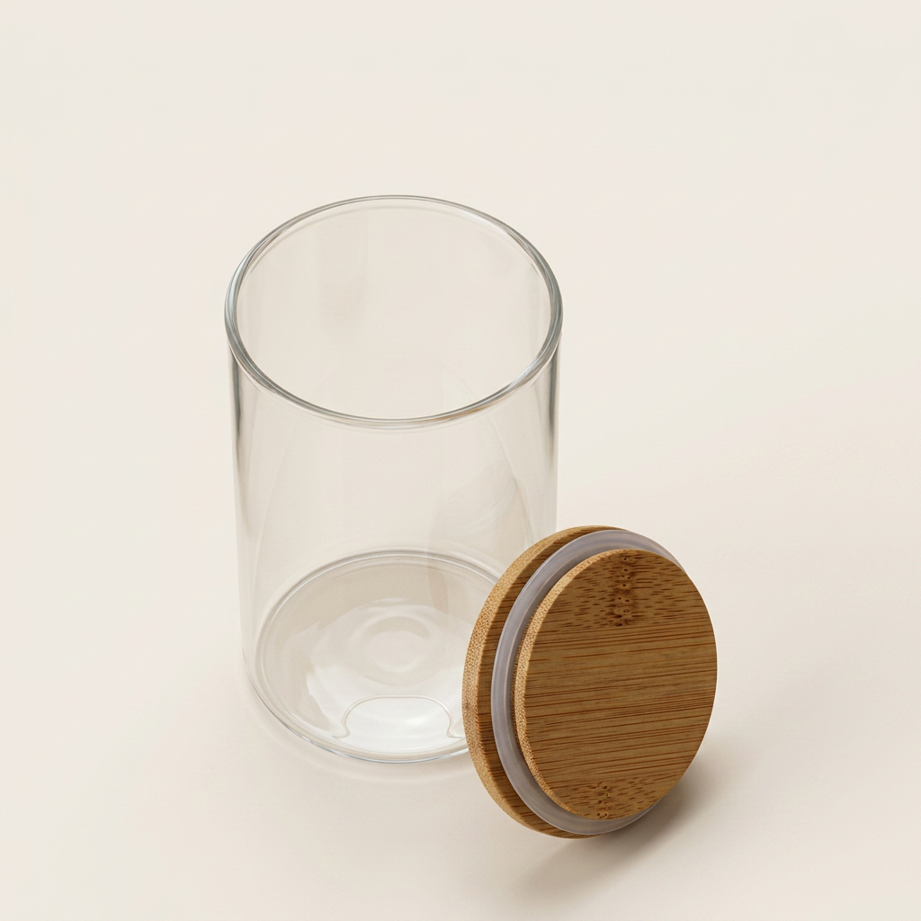 Bocal en Verre Rond 500ml – Image 3