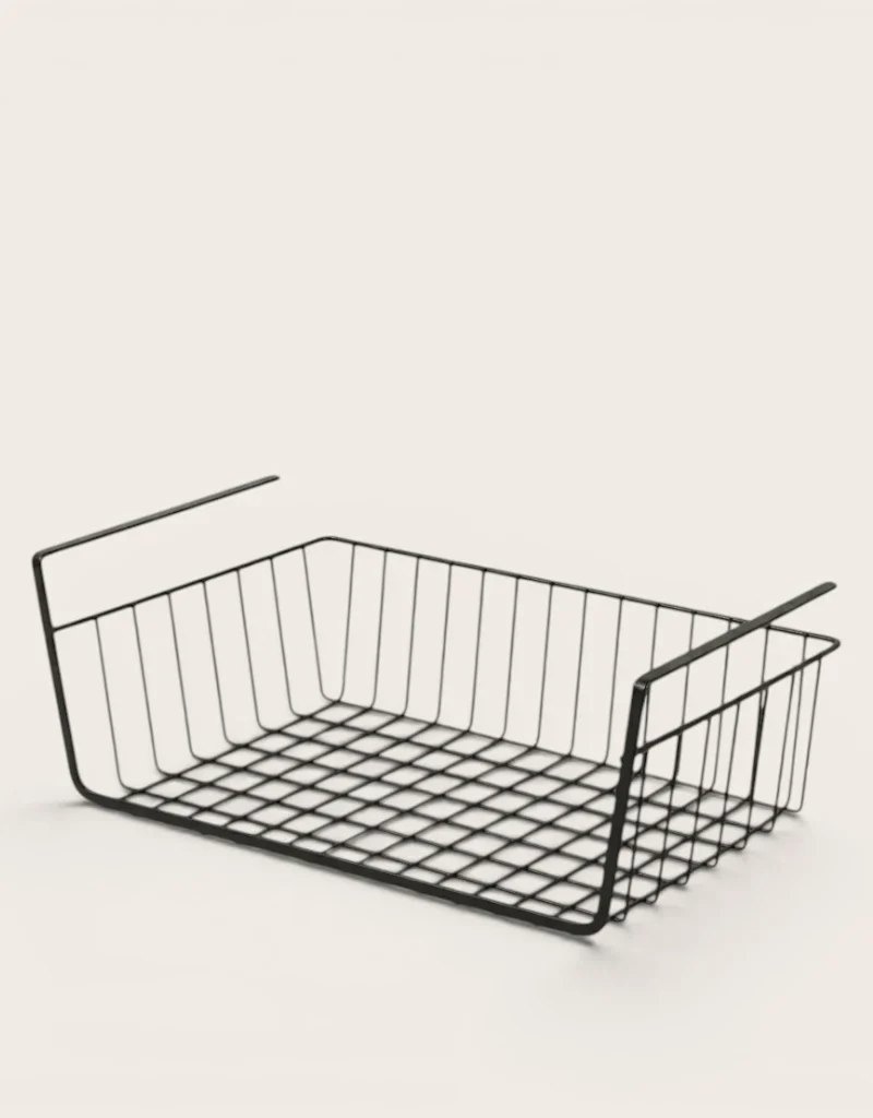 Panier de Rangement Suspendu en Métal