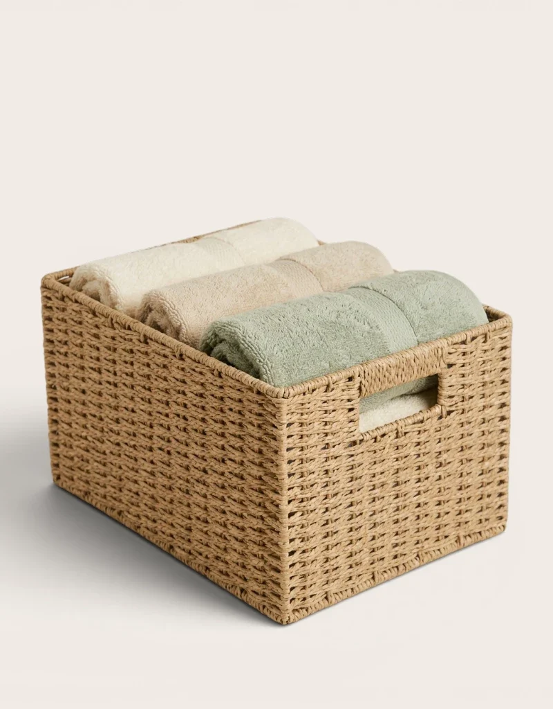 Paniers de rangement tissé